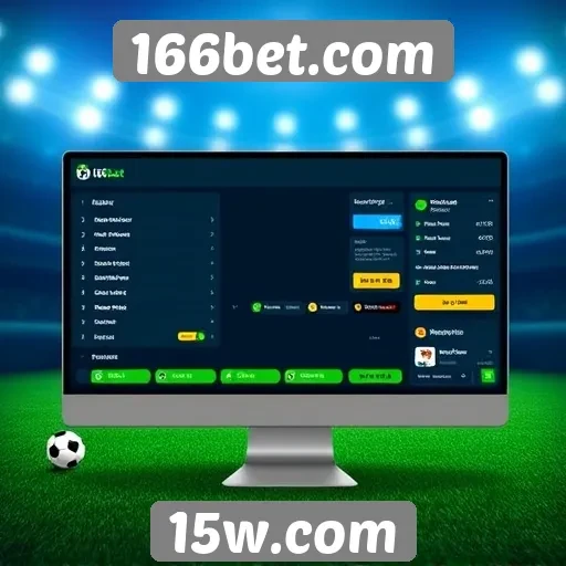 Novas funcionalidades do site 166bet.com em destaque